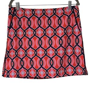 {Golftini} "Member Guest" Geometric Novelty Print Golf Skirt Skort Shorts